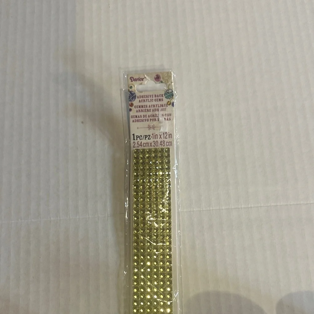 NWT Assorted Home Party craft Supplies Set with tulle ribbon brads stick ons